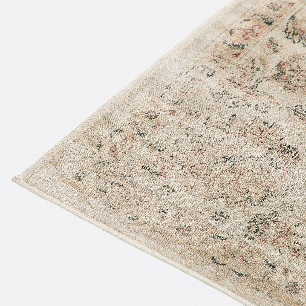 Винтажный ковер эффект потертости DIONA 160 x 230 см бежевый