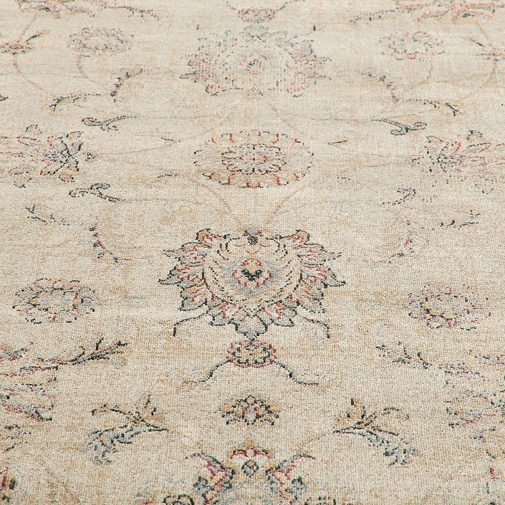 Винтажный ковер эффект потертости DIONA 160 x 230 см бежевый