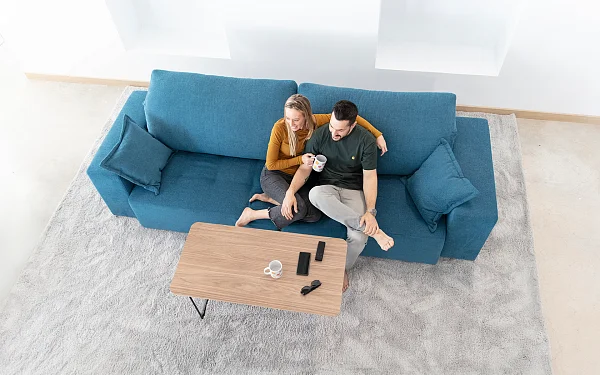 Диван раскладной Paradis 3pl ножки - пластик 3 cm A+A+V+V