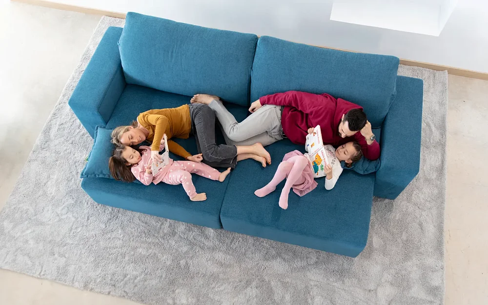 Диван раскладной Paradis 3pl ножки - пластик 3 cm A+A+V+V