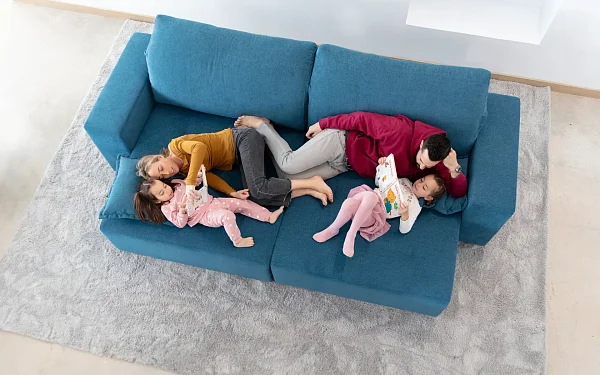 Диван раскладной Paradis 3pl ножки - пластик 3 cm A+A+V+V