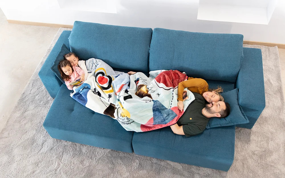 Диван раскладной Paradis 4pl ножки - пластик 3 cm AX+AX+V+V