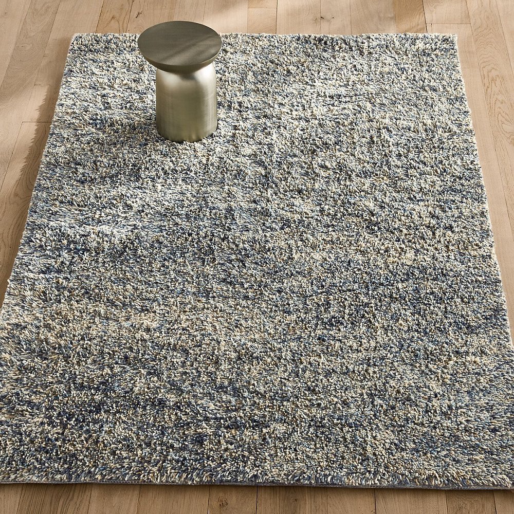 Ковер ручной вязки из чистой шерсти STELLIS 200 x 290 см синий