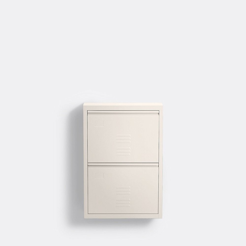 Шкаф для обуви настенный Hiba единый размер бежевый