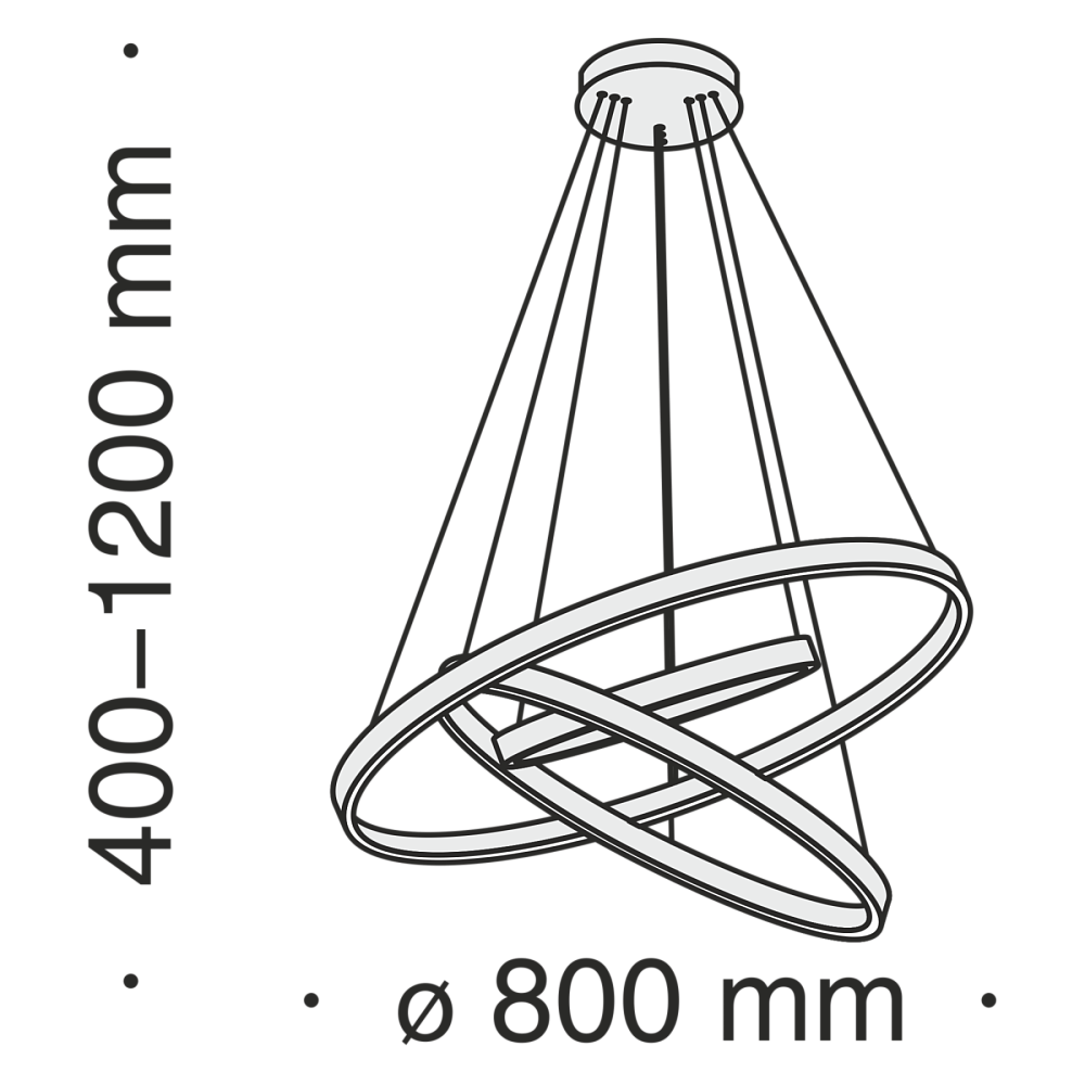 Подвесной светильник Rim MOD058PL-L100BS4K