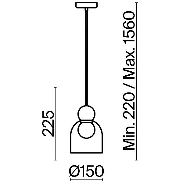 Подвесной светильник Focus FR5220PL-01G5