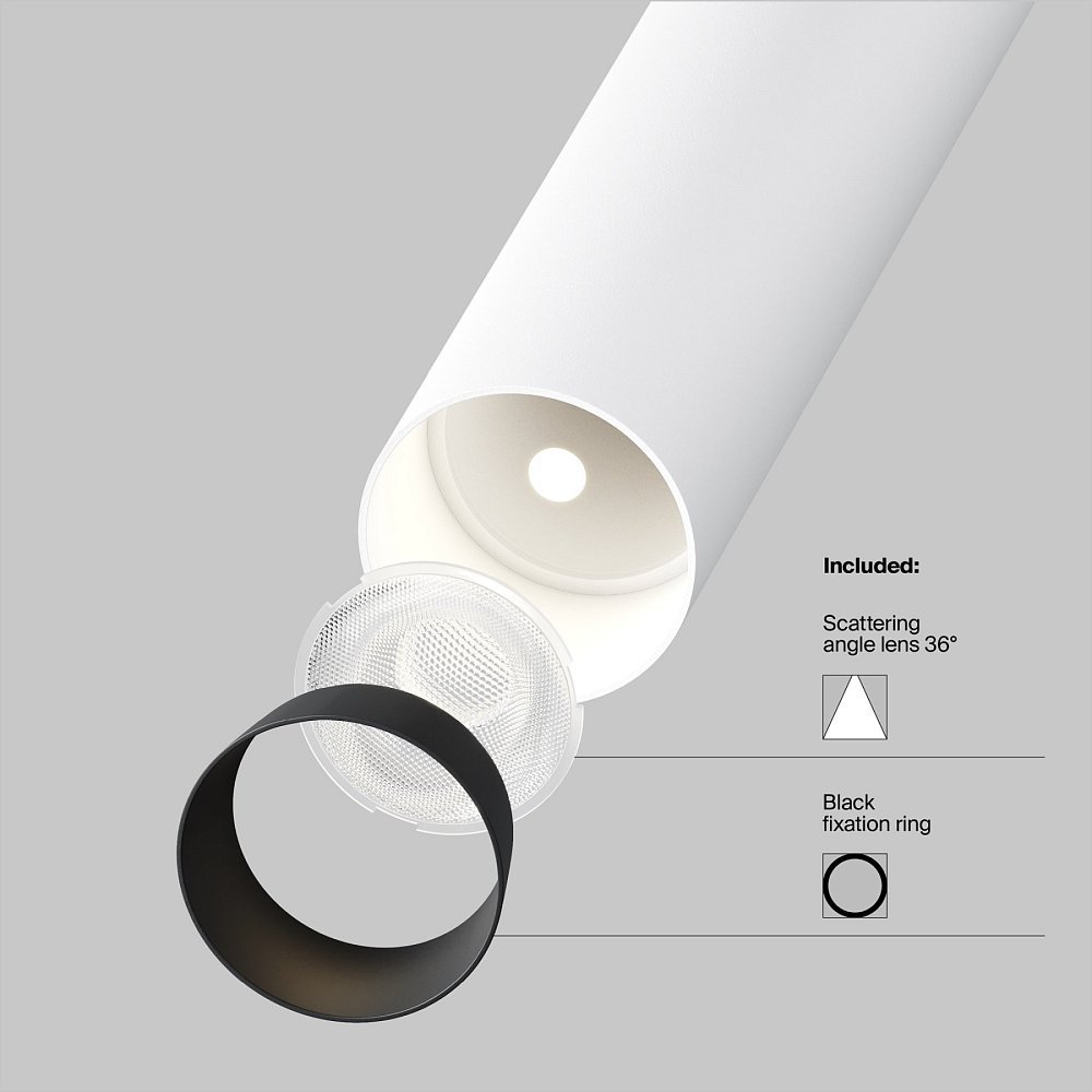 Подвесной светильник Focus T P141RS-L125-6W4K-W