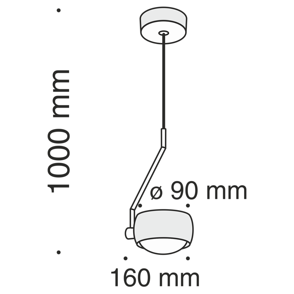 Подвесной светильник Lens MOD072PL-L8W3K