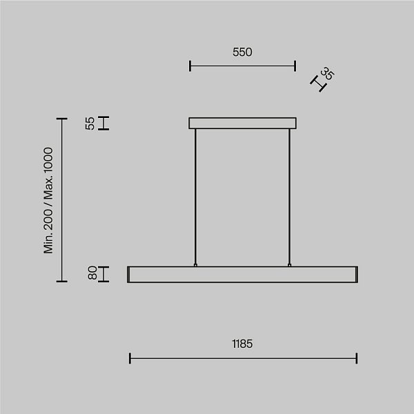 Подвесной светильник Step P010PL-L30W