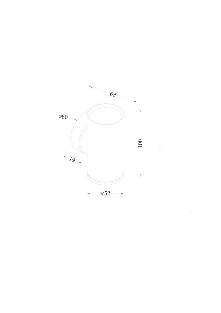 Настенный светильник (бра) FOCUS S C068WL-01MG