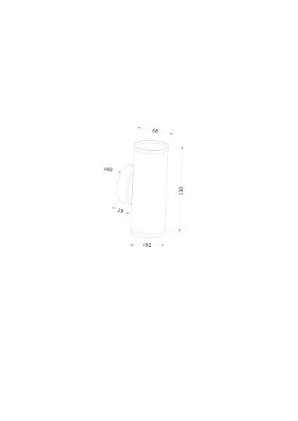 Настенный светильник (бра) FOCUS S C068WL-02W
