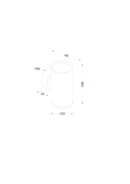 Настенный светильник (бра) FOCUS S C068WL-01B