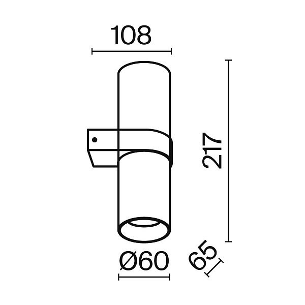 Настенный светильник (бра) Focus Design C069WL-02MG