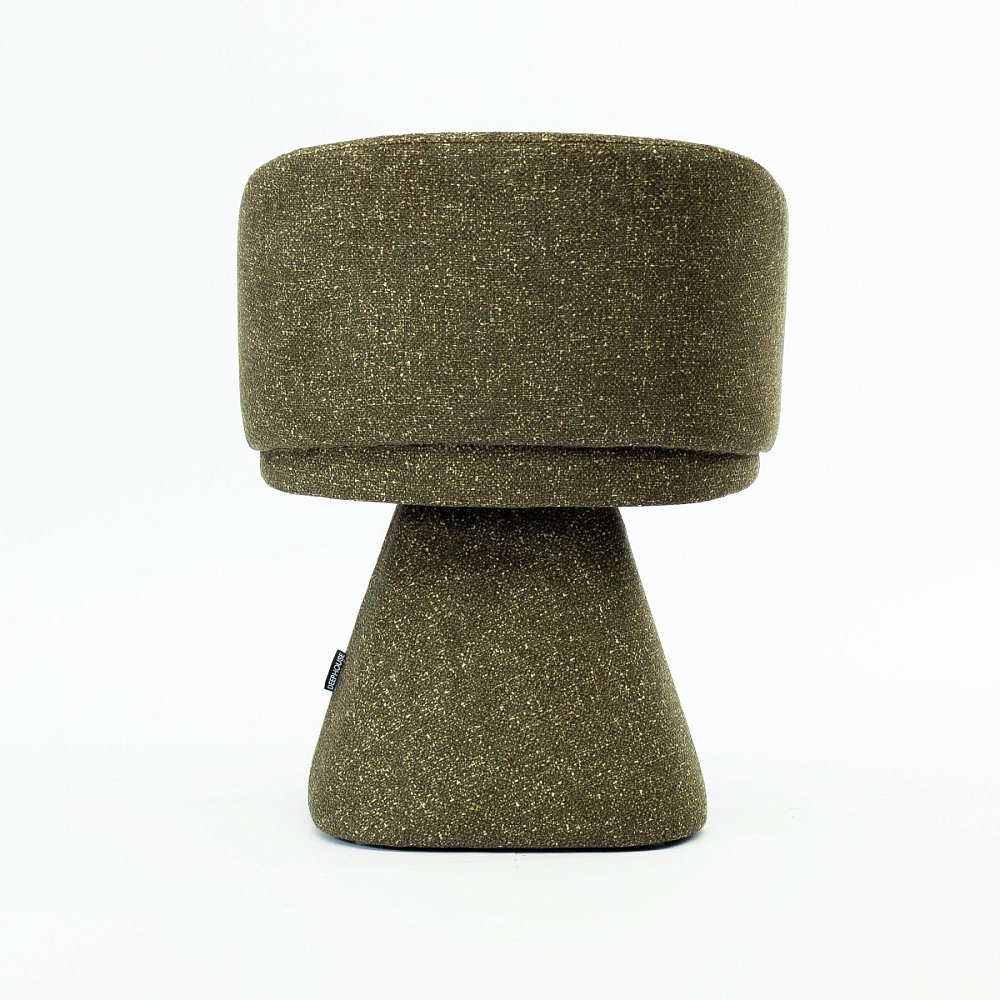 Стул Милан вращающийся зеленая ткань