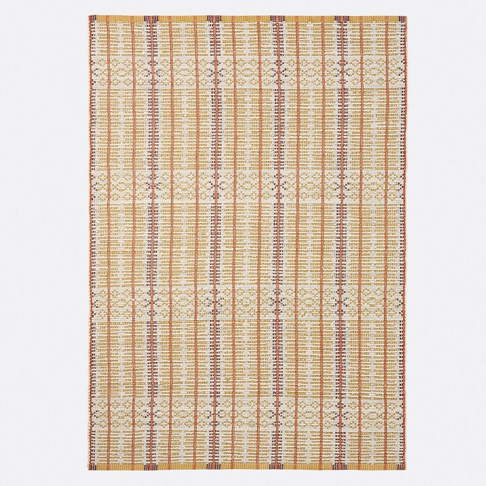 Ковер из джута 71 рисунок в полоску TRENZA ТРЕНЗА 120 x 170 см разноцветный