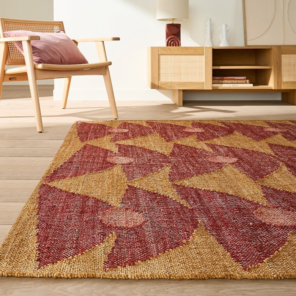 Ковер из 89 джута LASSAN ЛАССАН 120 x 170 см разноцветный