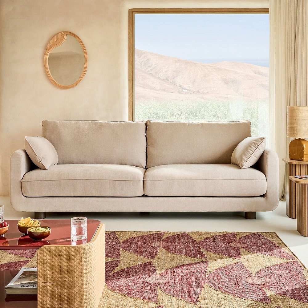 Ковер из 89 джута LASSAN ЛАССАН 120 x 170 см разноцветный