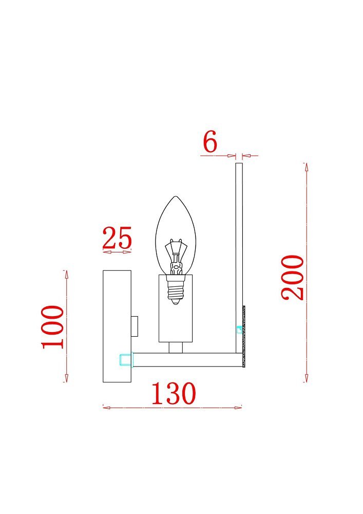 Настенный светильник (бра) Fantasy FR5237WL-01BS