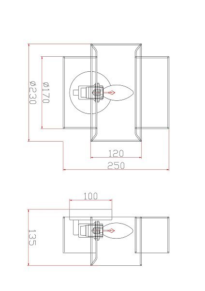 Настенный светильник (бра) Ribbon FR5333WL-01W