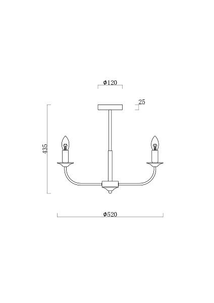 Люстра New Series 010 FR4013CL-05GB