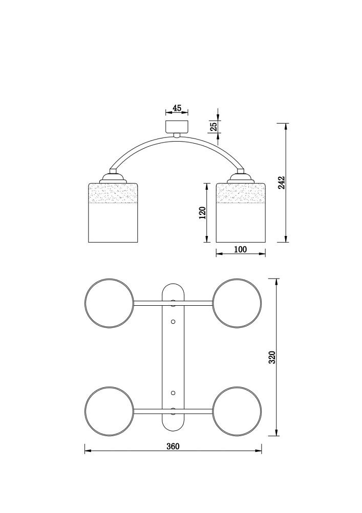 Люстра Gretta FR5088PL-04B