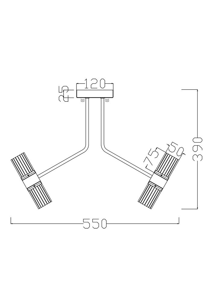 Люстра Mia FR6038CL-L60B
