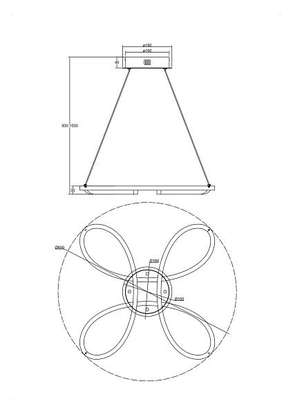 Подвесной светильник Jumbo FR6047PL-L70W