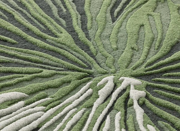 Ковер Botanica зеленый 200x200