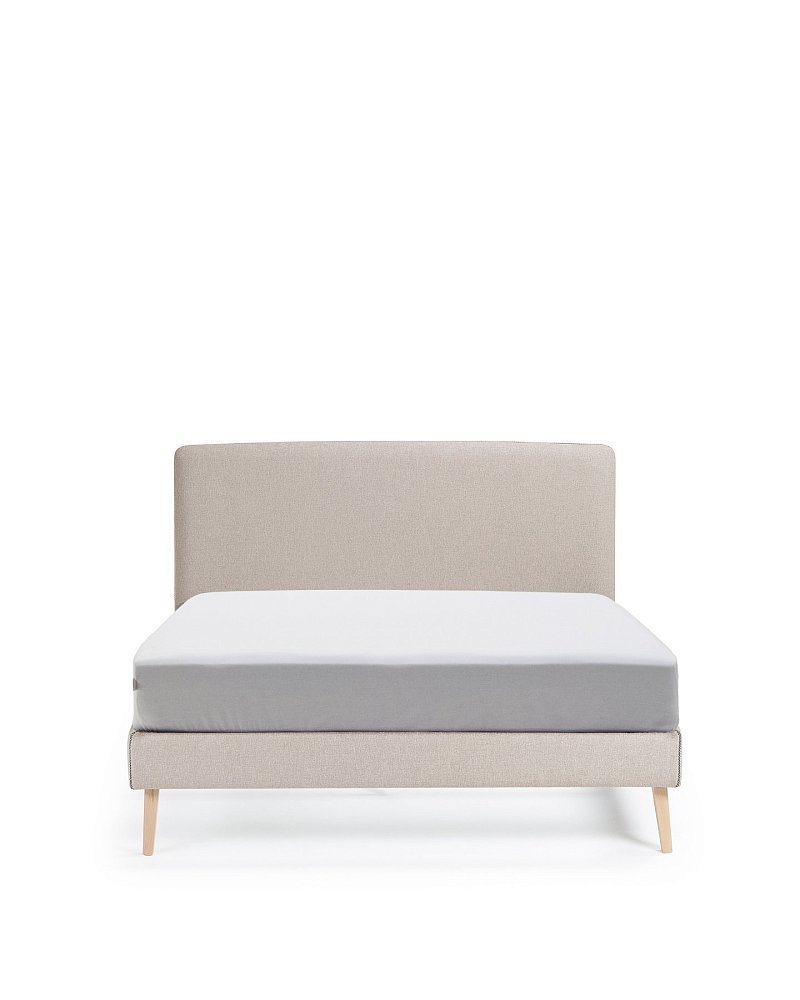 Кровать Lydia 150х190 бежевая