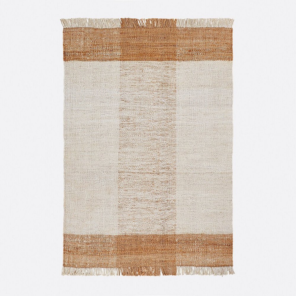 Ковер из 100 джута Tevia Тевиа 160 x 230 см бежевый