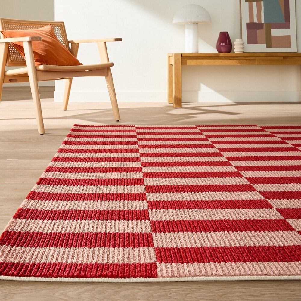 Прямоугольный ковер TABAKA ТАБАКА 200 x 290 см красный