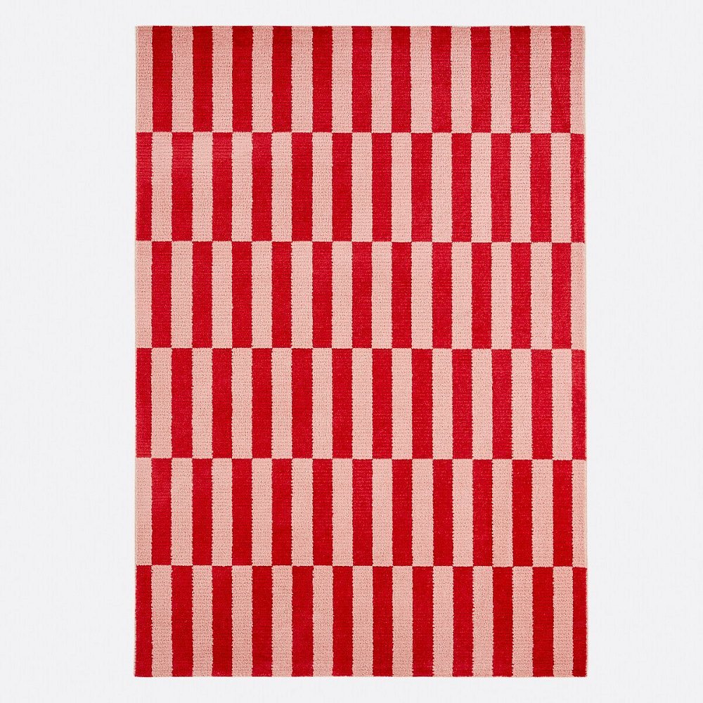Прямоугольный ковер TABAKA ТАБАКА 200 x 290 см красный