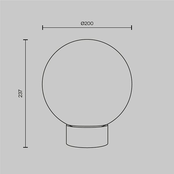 Настольный светильник Basic form MOD321TL-01G3