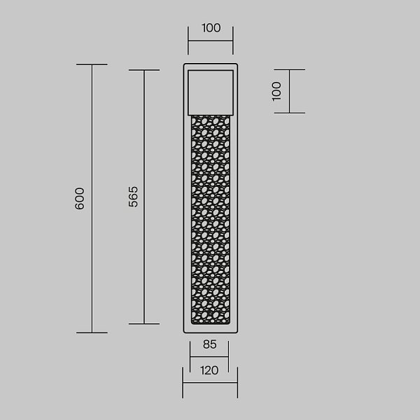 Настенный светильник (бра) Golthic MOD474WL-L30B3K