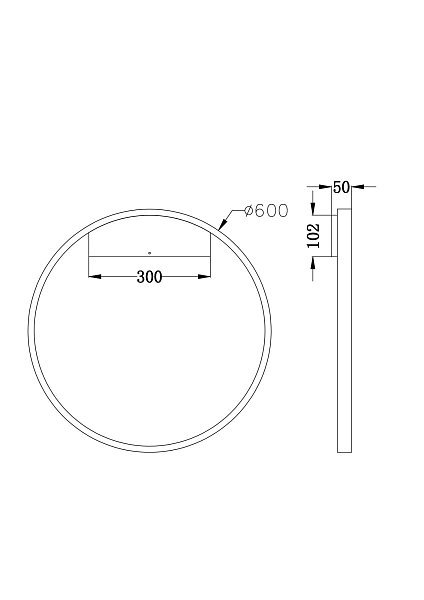 Настенный светильник (бра) Rim MOD058WL-L35W4K