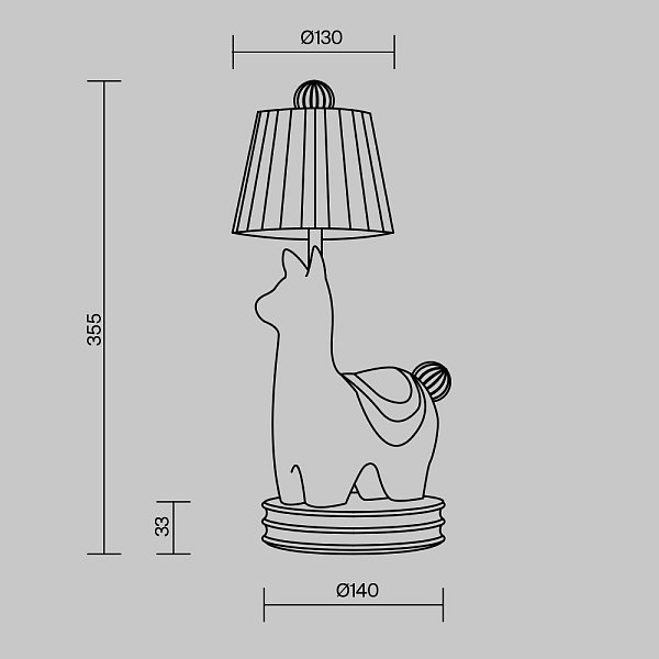 Настольный светильник Senor Alpaca MOD377TL-L5W3K
