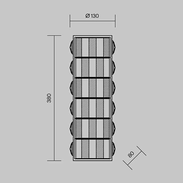 Настенный светильник (бра) Castello MOD336WL-L35G3K
