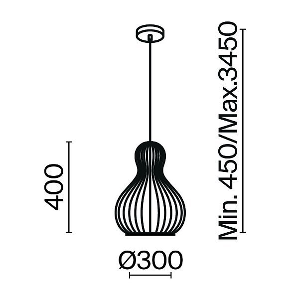 Подвесной светильник Roots MOD192PL-01W1