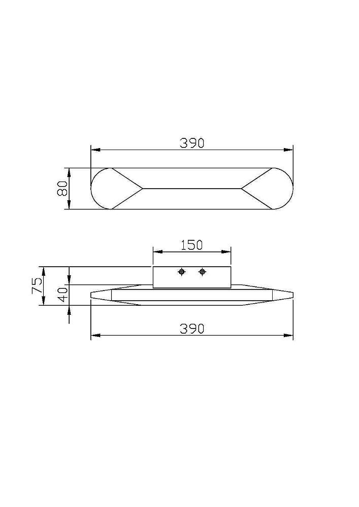 Настенный светильник (бра) Motion MOD276WL-L8W3K
