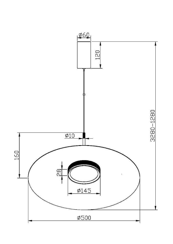 Подвесной светильник El MOD041PL-L15W3K1