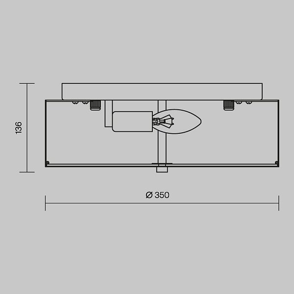 Потолочный светильник Ripple MOD096CL-03CH