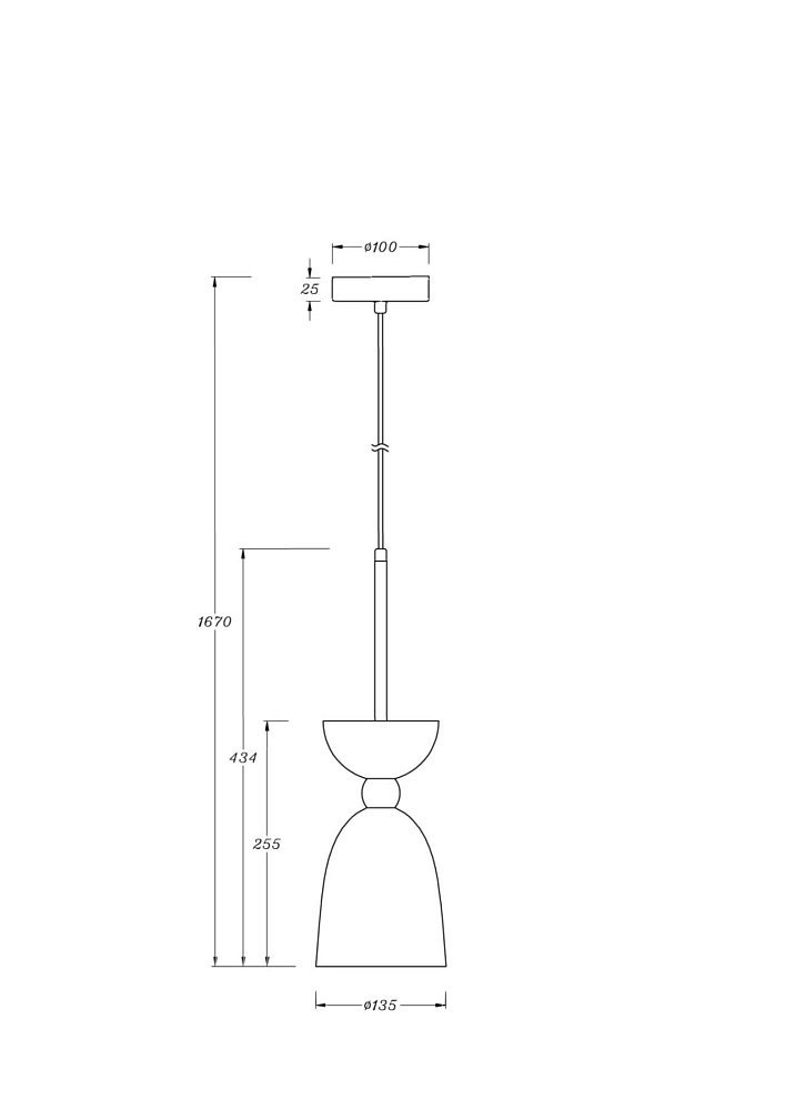 Подвесной светильник Cloches MOD113PL-01W