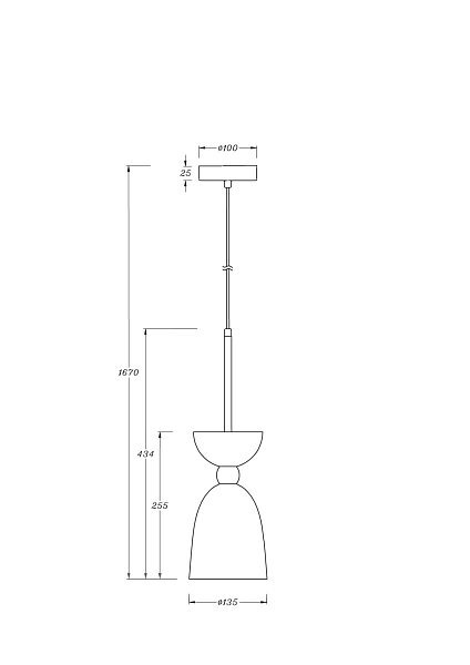 Подвесной светильник Cloches MOD113PL-01W