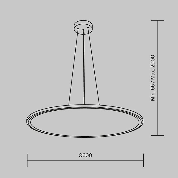 Подвесной светильник Cosmos MOD057PL-L54W4K
