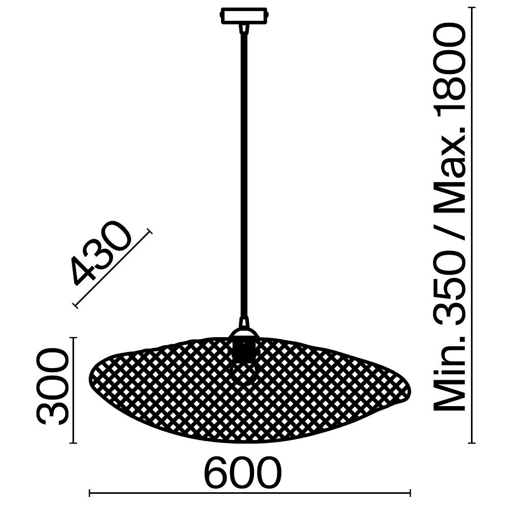Подвесной светильник Wavy FR5243PL-01BR8