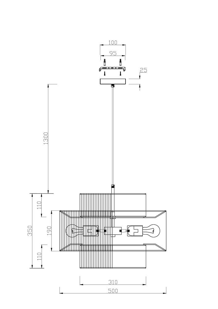 Подвесной светильник AvaGarden FR5249PL-03BG1