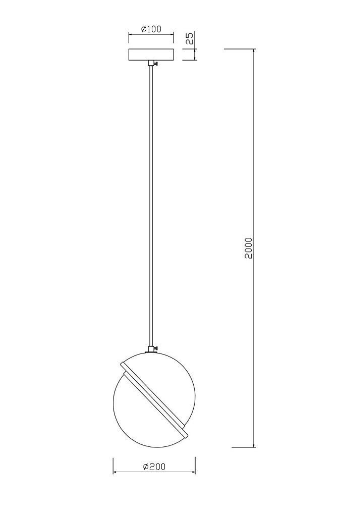Подвесной светильник Element FR5181PL-01CH
