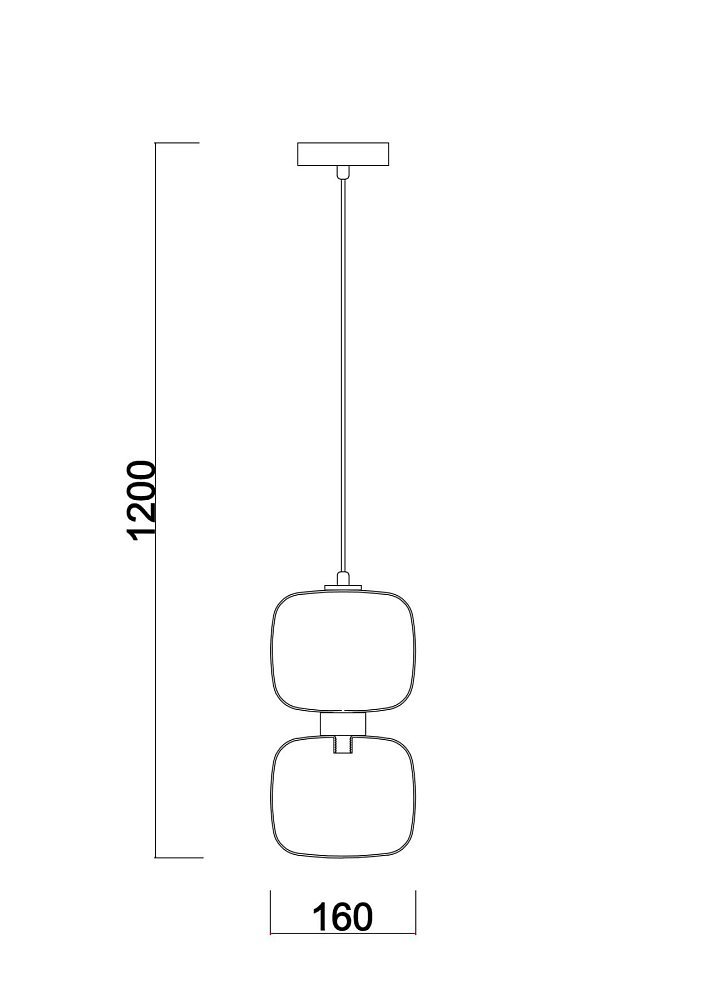 Подвесной светильник Lumen FR5215PL-01BS