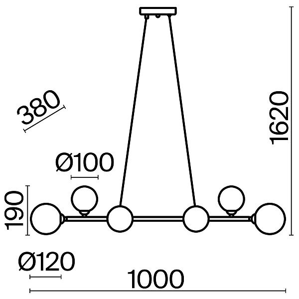 Подвесной светильник Globos FR5222PL-08B1