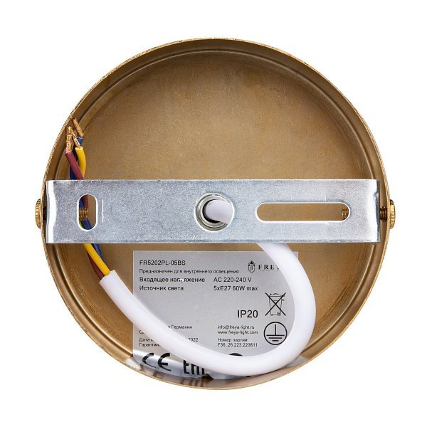 Подвесной светильник Camelia FR5202PL-05BS